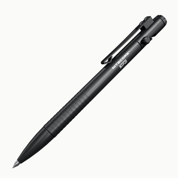 Ручка тактическая NiteCore NTP31 Alu HAIII (Чернила Schneider Gelion 39 Black)